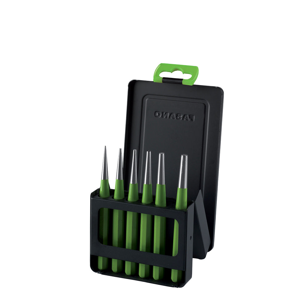 Set 6 Punzoni Con Supporto In Acciaio, FG 128P/S6