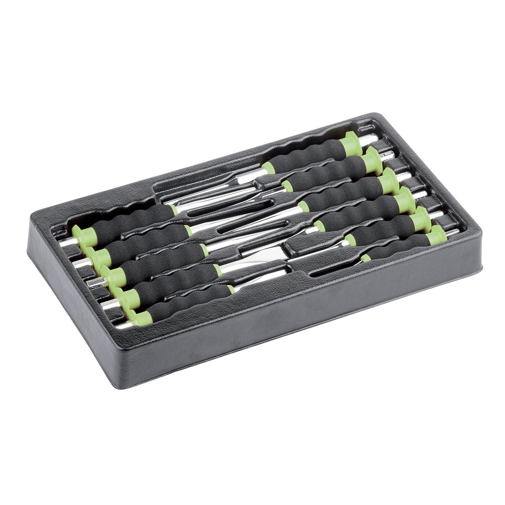 Set 11 Utensili A Percussione Con Manico Anti-Vibrazione, FG 128/S11