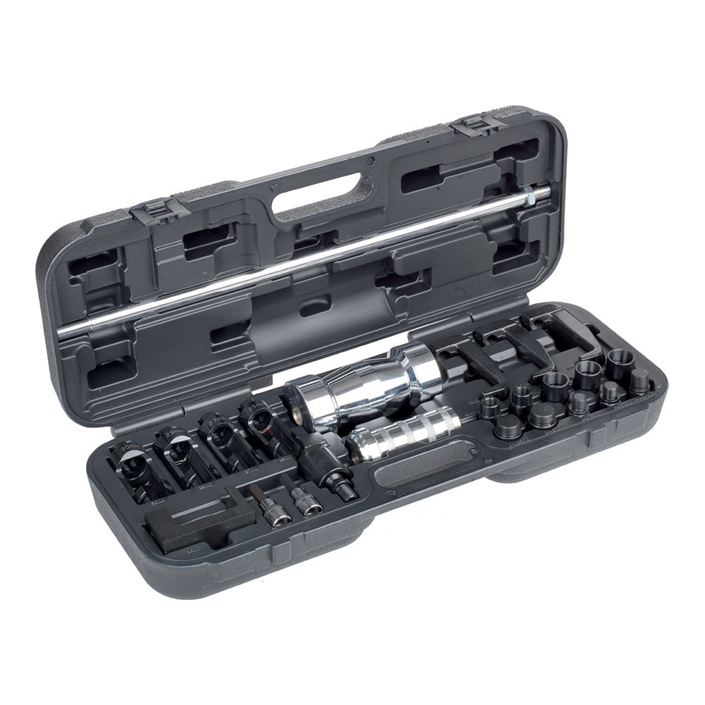 Kit 21 Utensili Per Rimozione Elettro-Iniettori Diesel Completo Di Massa Battente, FG 191/S22