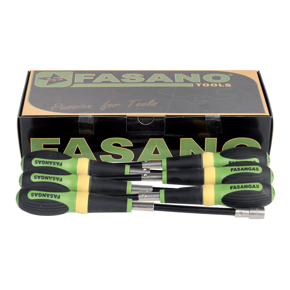 Set Giraviti A Bussola Esagonale Con Asta Flessibile, FG 22FL/S6