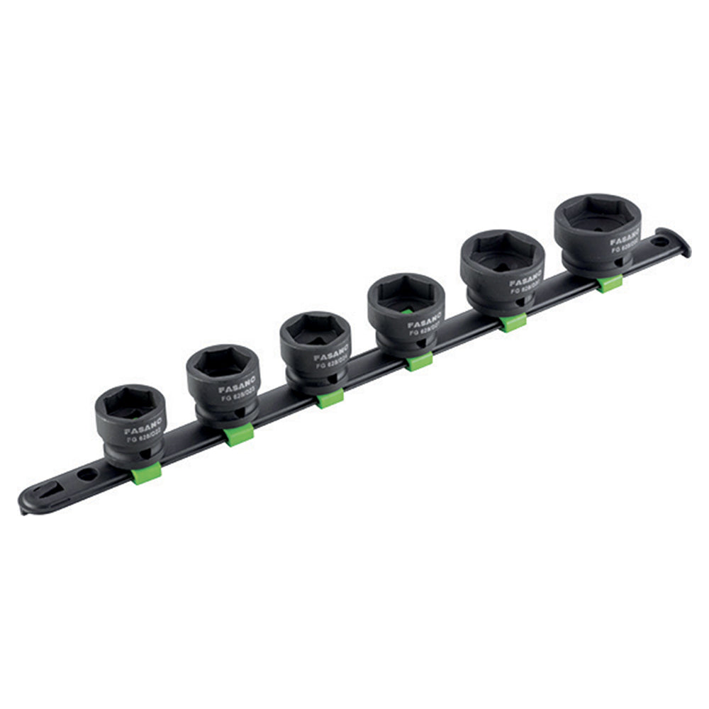 Set Chiavi A Bussola Esagonali Rinforzate 1/2-Serie Extra Piatta, FG 628/S6