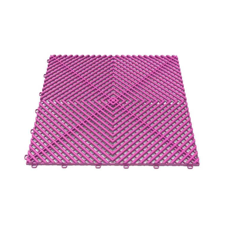 Piastrelle Pavimentazione 40x40 (FUCSIA) – Antiscivolo, Carrabili, Drenanti