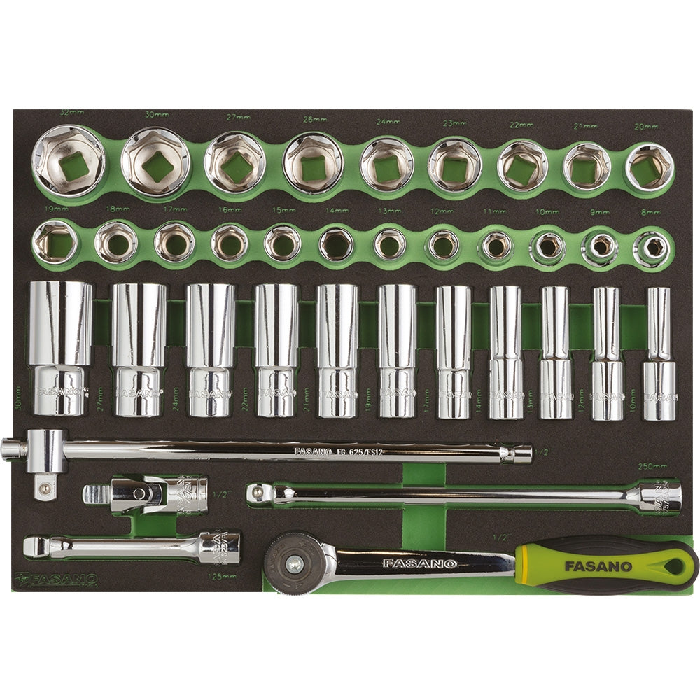 Modulo Chiavi A Bussola Esagonali E Accessori - 1/2, FG 100/21H