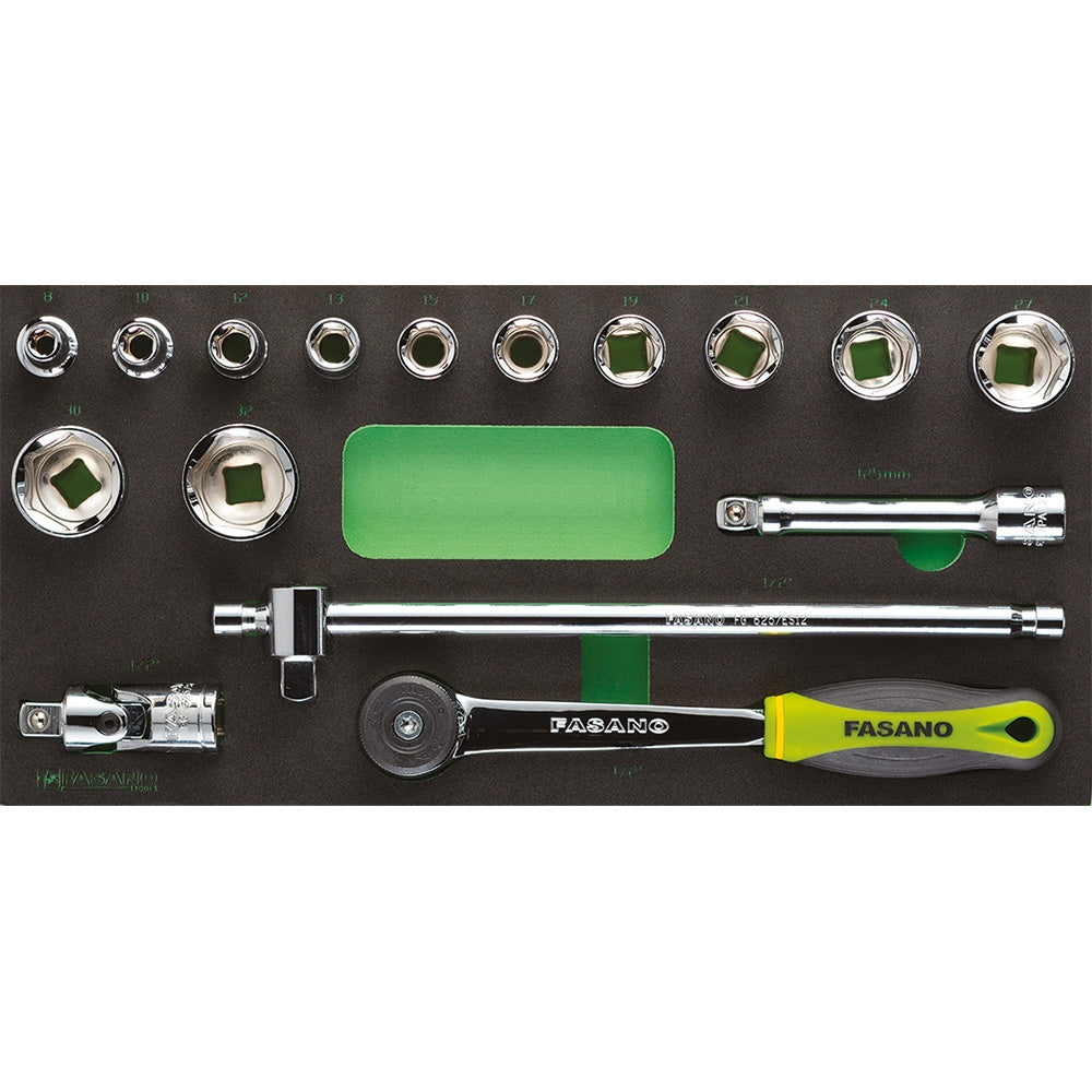 Modulo Chiavi A Bussola Esagonali E Accessori - 1/2, FG 100/21M