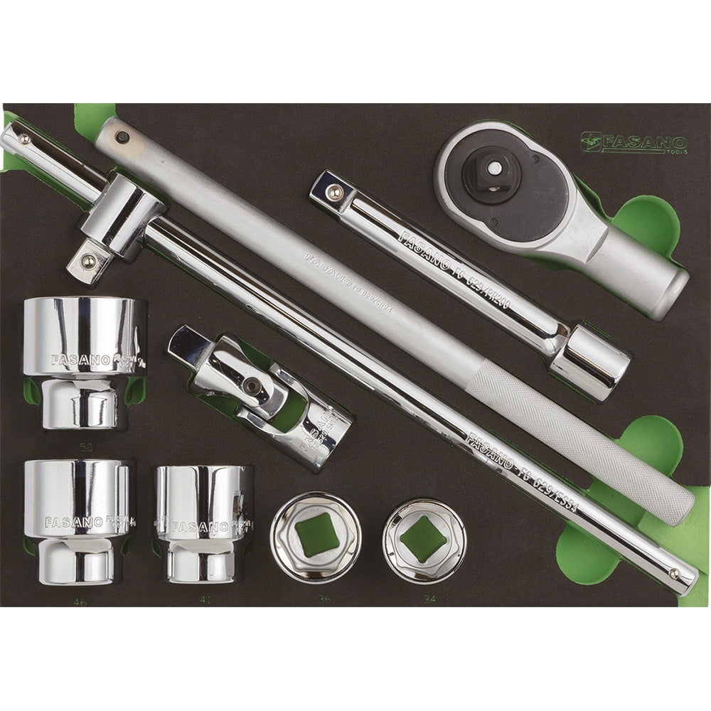 Modulo Chiavi A Bussola Esagonali E Accessori - 3/4, FG 100/25