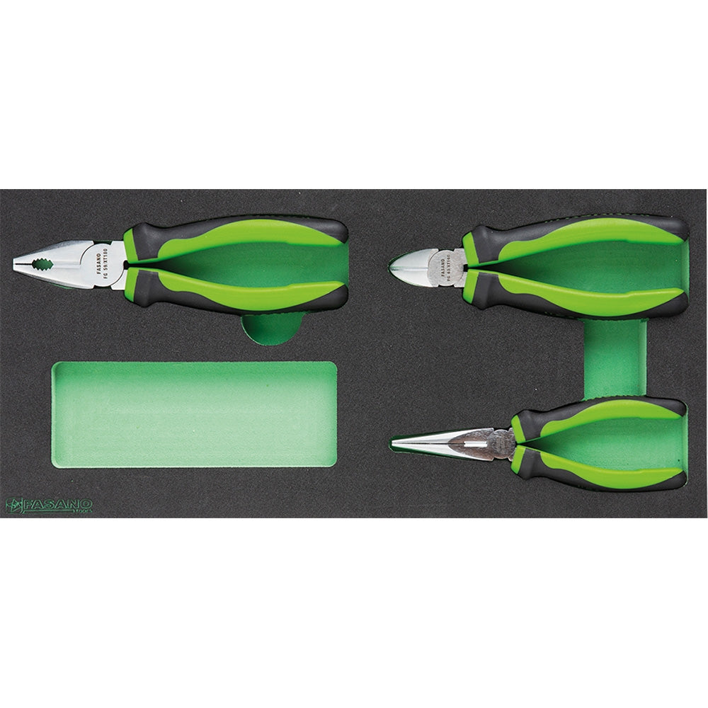 Modulo 3 Pinze Assortite - Serie Industrial, FG 100/39XT