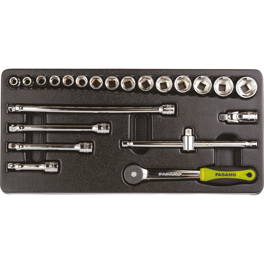 Modulo Chiavi A Bussola Esagonali E Accessori - 3/8, FG 102/19