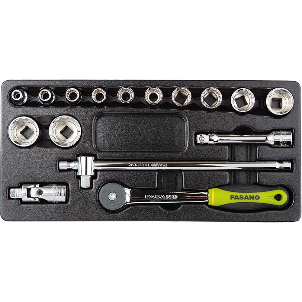 Modulo Chiavi A Bussola Poligonali E Accessori - 1/2, FG 102/21D