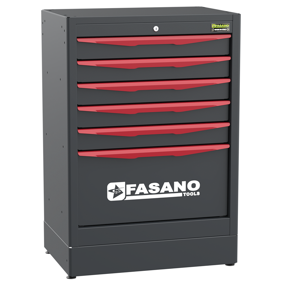 Cassettiera Fissa A 6 Cassetti, FG 117/68V6