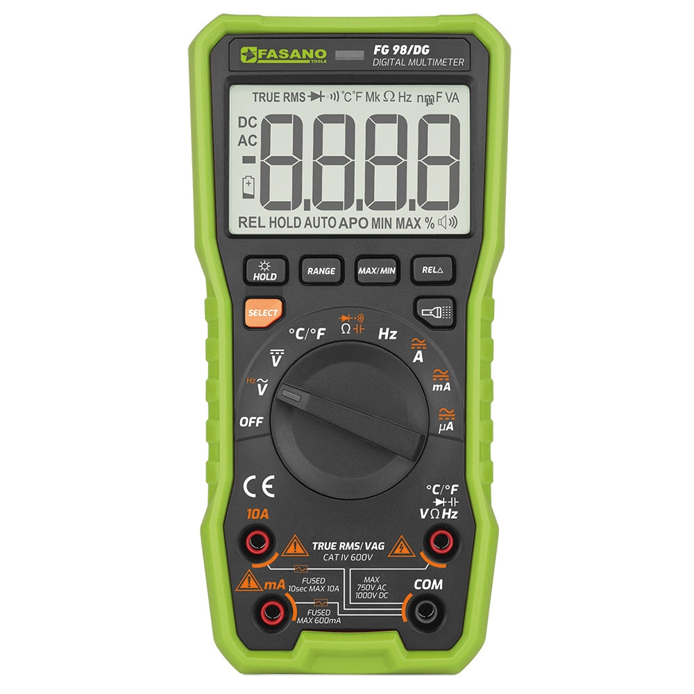 Multimetro Digitale Dc/Ac €“ Ohm, FG 98/DG