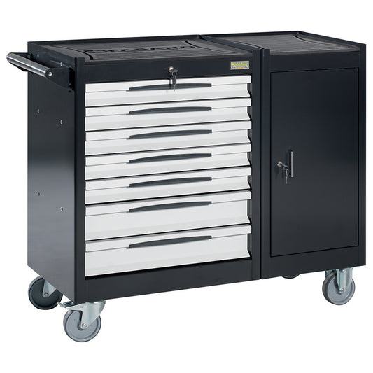 Carrello Porta Utensili Mod. Fg 105 Con Top In Gomma A 6 Cassetti, FG 105D/7G