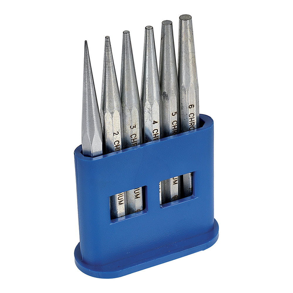 Set 6 Punzoni Con Supporto In Plastica, FG 129P/S6