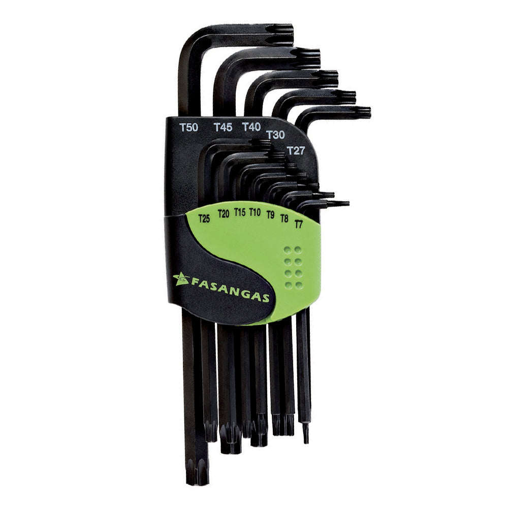 Set Chiavi Maschio Piegate Con Impronta Tamper Resistant Torx, FG 137