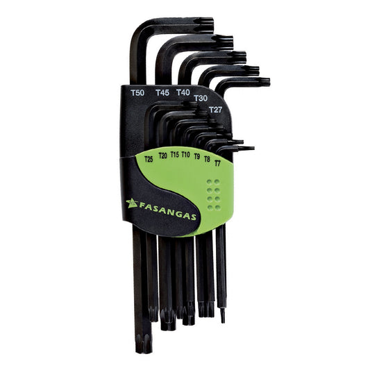 Set Chiavi Maschio Piegate Con Impronta Tamper Resistant Torx, FG 137