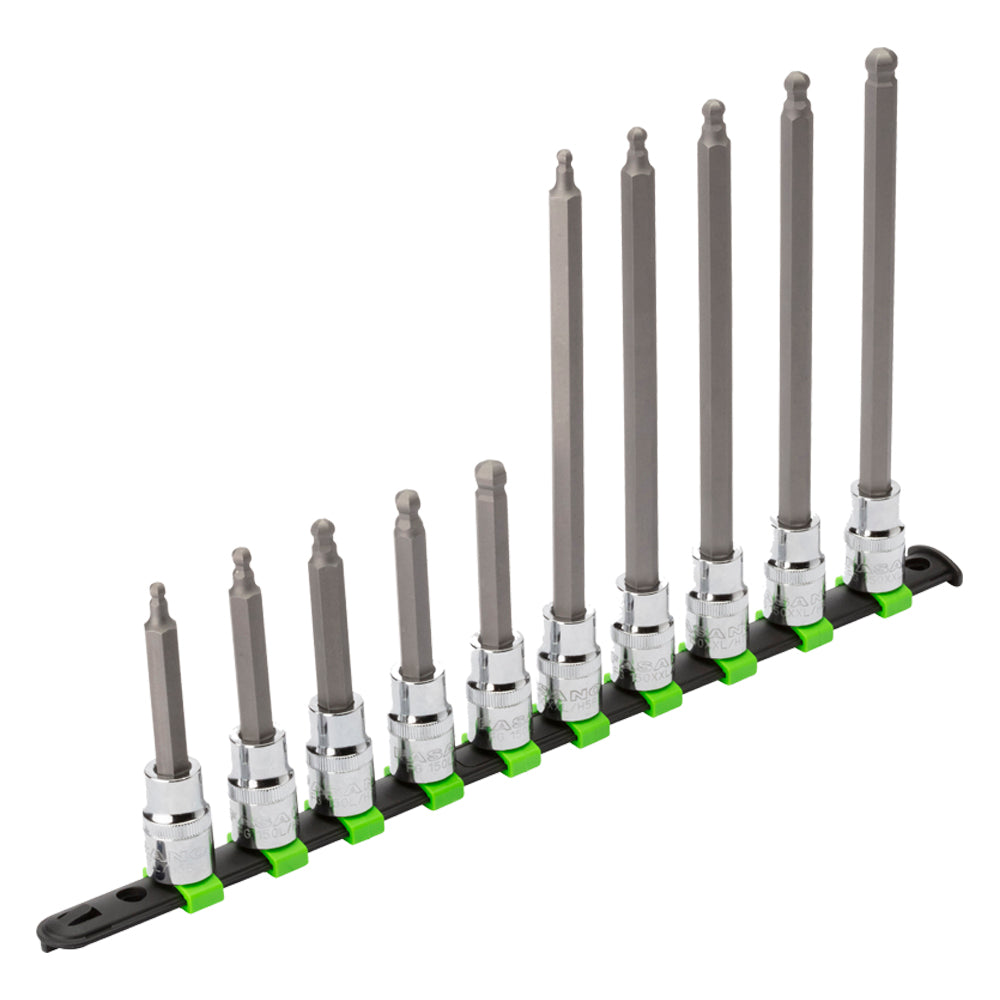 Set Inserti A Bussola Esagonale E Testa Sferica - 1/2, FG 150H/S10B