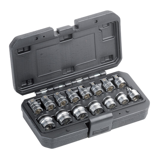 Set 15 Chiavi A Bussola Per Rimozione Tappi Olio, FG 175/S15