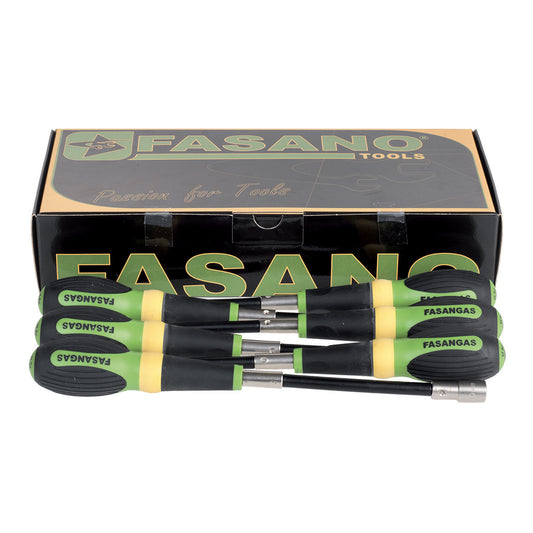 Set Giraviti A Bussola Esagonale Con Asta Flessibile, FG 22FL/S6