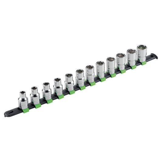 Set Chiavi A Bussola Esagonali 1/4 - Serie In Pollici, FG 624A/INS12
