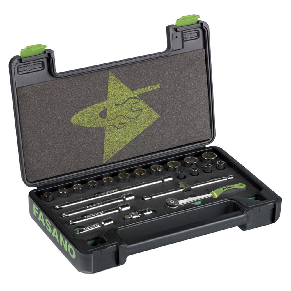 Set Chiavi A Bussola Esagonale - 3/8, FG 624B/S22