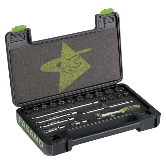 Set Chiavi A Bussola Esagonale - 3/8, FG 624B/S22