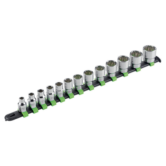 Set Chiavi A Bussola Poligonali 3/8 - Serie In Pollici, FG 624C/INS13