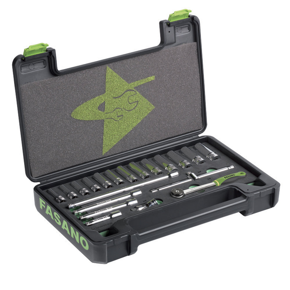 Set Chiavi A Bussola Esagonali Lunghe - 3/8, FG 624L/S20