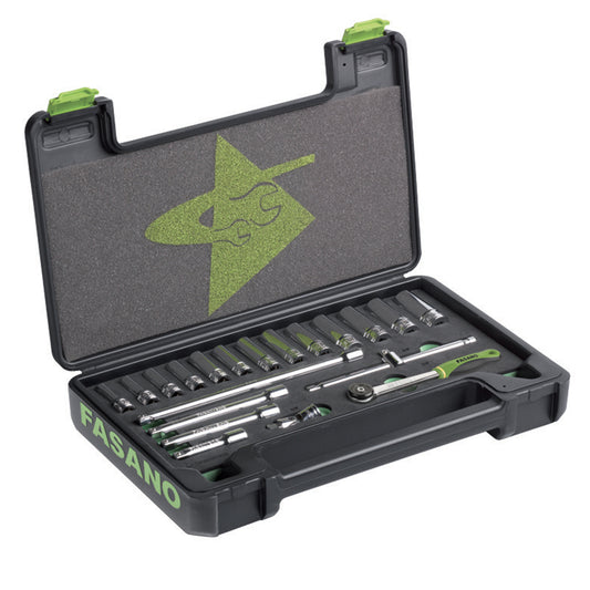 Set Chiavi A Bussola Esagonali Lunghe - 3/8, FG 624L/S20