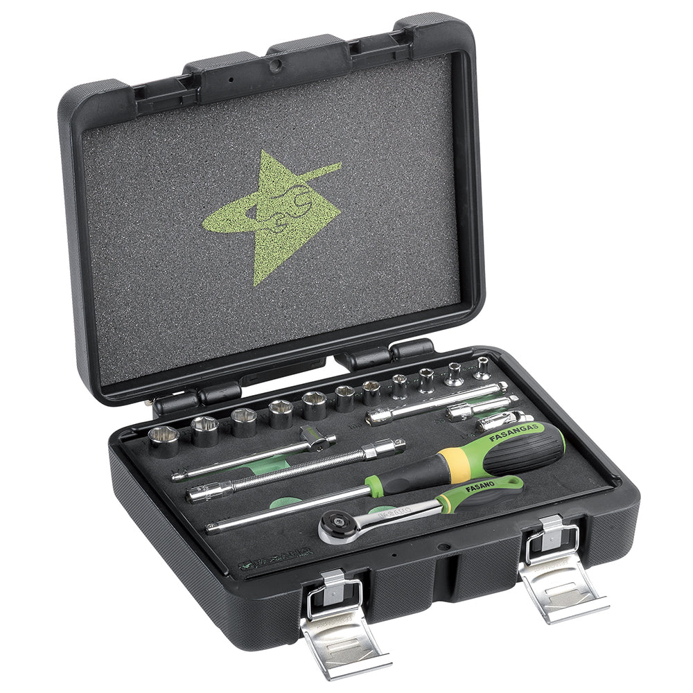 Set Chiavi A Bussola Esagonale - 1/4, FG 624/S18