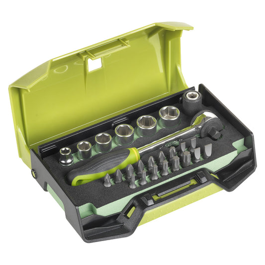 Set 25 Utensili Con Attacco Quadro - 1/4, FG 624/S25