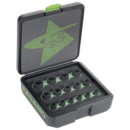 Set Chiavi A Bussola Esagonali Rinforzate - 3/8, FG 627/S15B