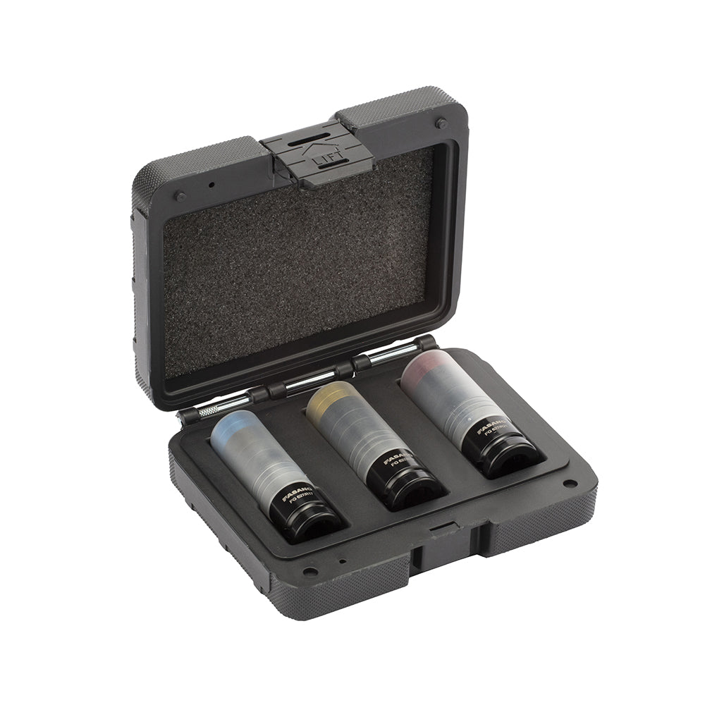 Set Chiavi A Bussola Rinforzate Per Cerchi In Lega Leggera  Dotate Di Sistema Di Aggancio Magnetico, FG 627/S3