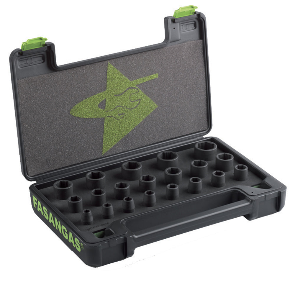 Set Chiavi A Bussola Esagonali Rinforzate - 1/2, FG 628/S20