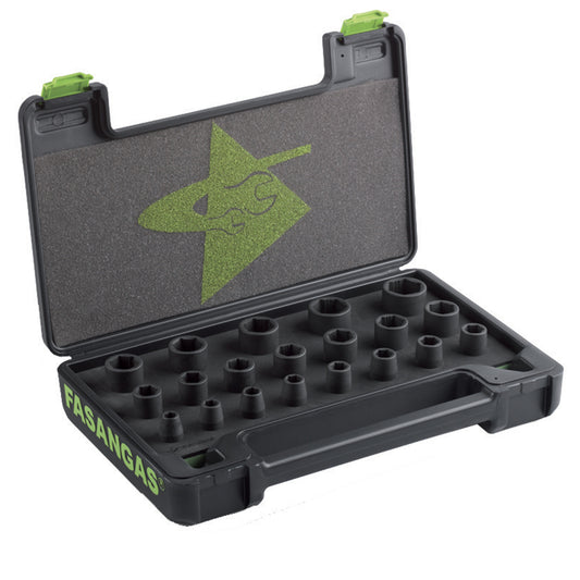 Set Chiavi A Bussola Esagonali Rinforzate - 1/2, FG 628/S20