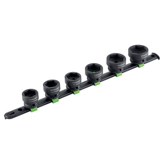 Set Chiavi A Bussola Esagonali Rinforzate 1/2-Serie Extra Piatta, FG 628/S6
