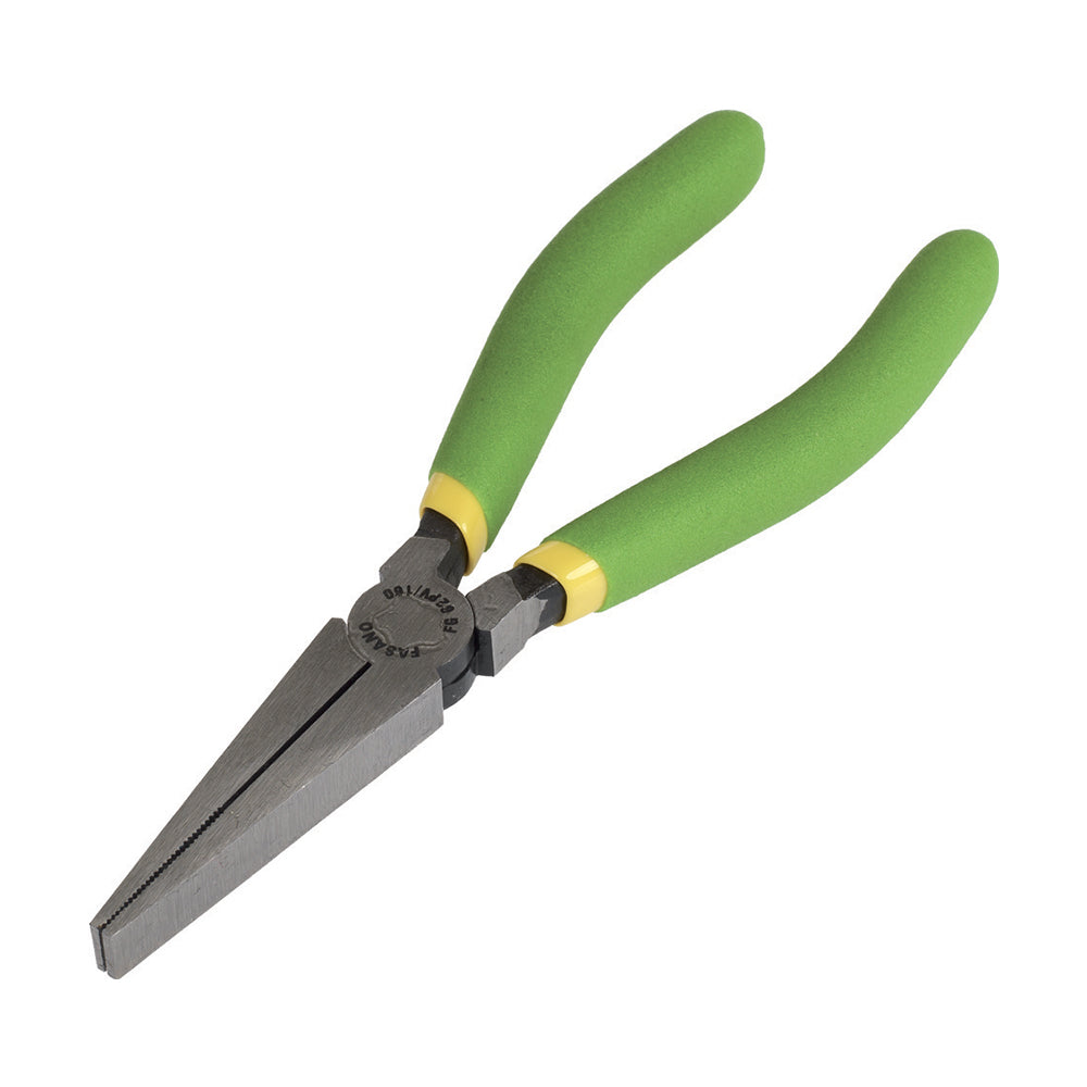 Pinze A Becchi Piatti Con Sistema Di Apertura Soft-Run E Manici Rivestiti In Doppio Pvc Anti-Scivolo, FG 62PV/160