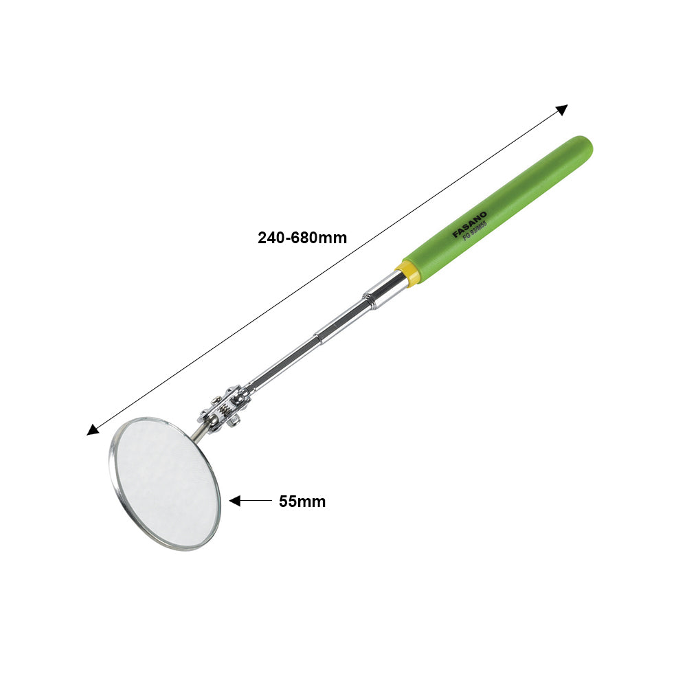 Specchietto Telescopico Articolato Tondo, FG 93/M50