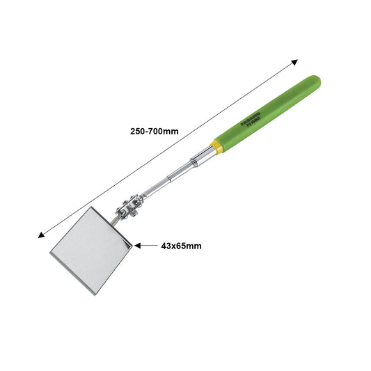 Specchietto Telescopico Articolato Rettangolare, FG 93/M95