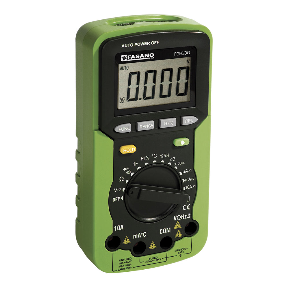 Multimetro Digitale Dc/Ac-Ohm, FG 96/DG