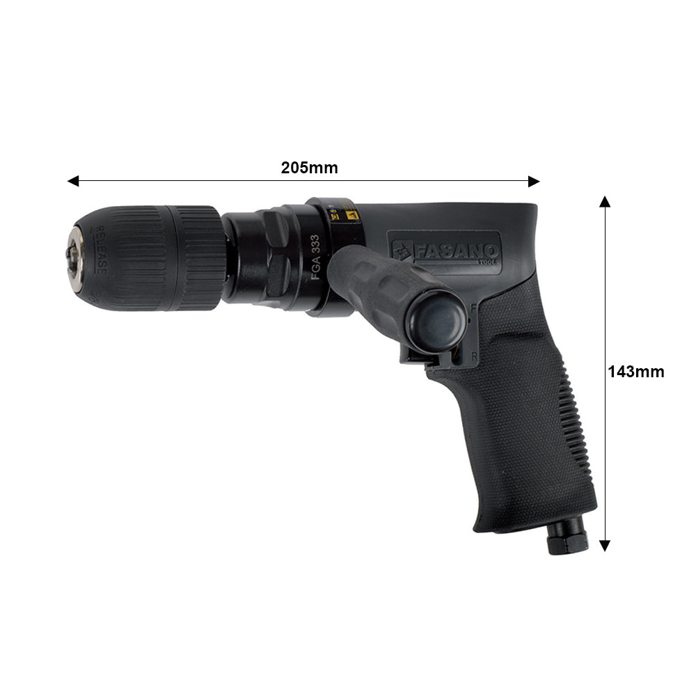 Trapano Pneumatico Angolare Con Mandrino Auto-Serrante 1-13Mm, FGA 333
