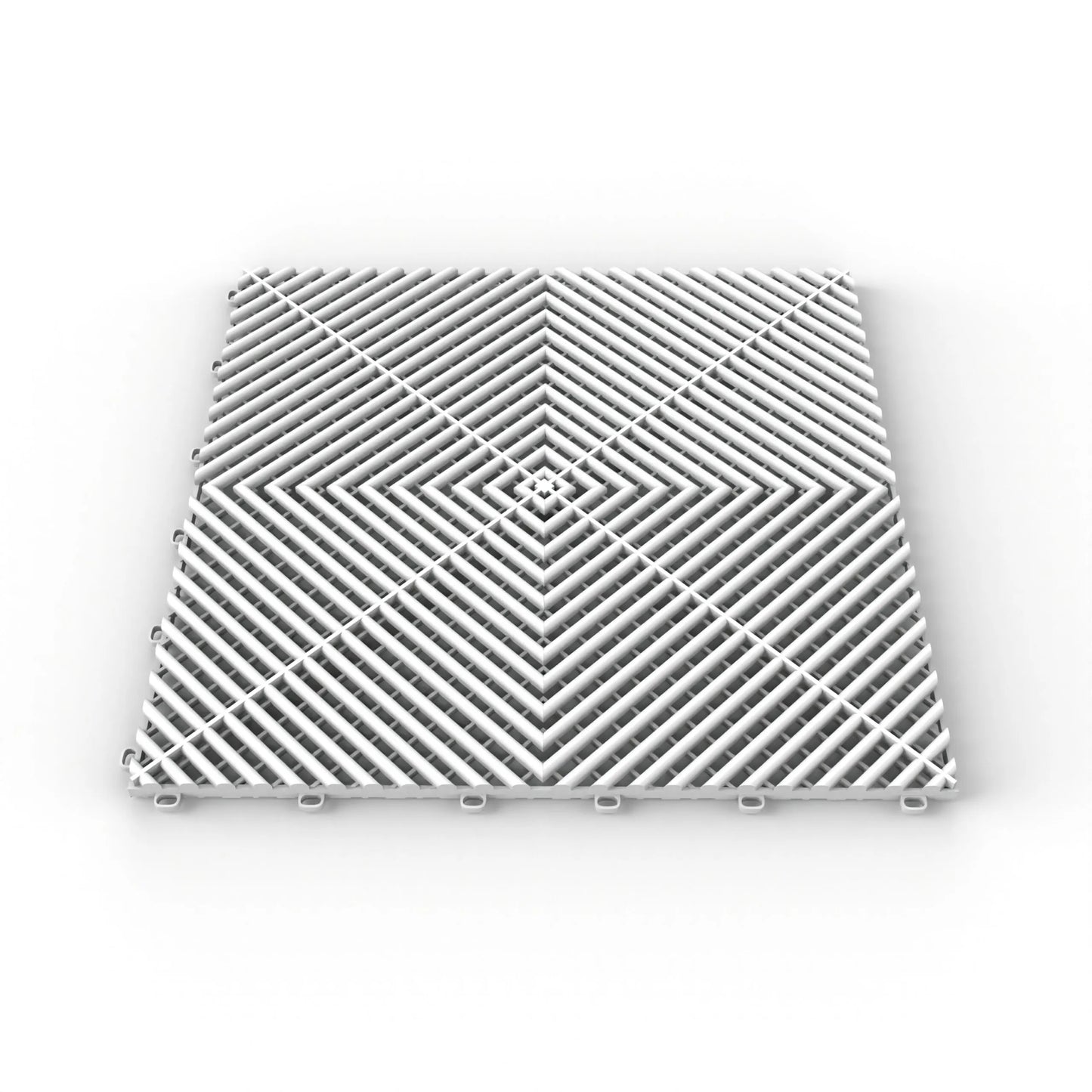 Piastrelle Pavimentazione 40x40 (BIANCO) – Antiscivolo, Carrabili, Drenanti