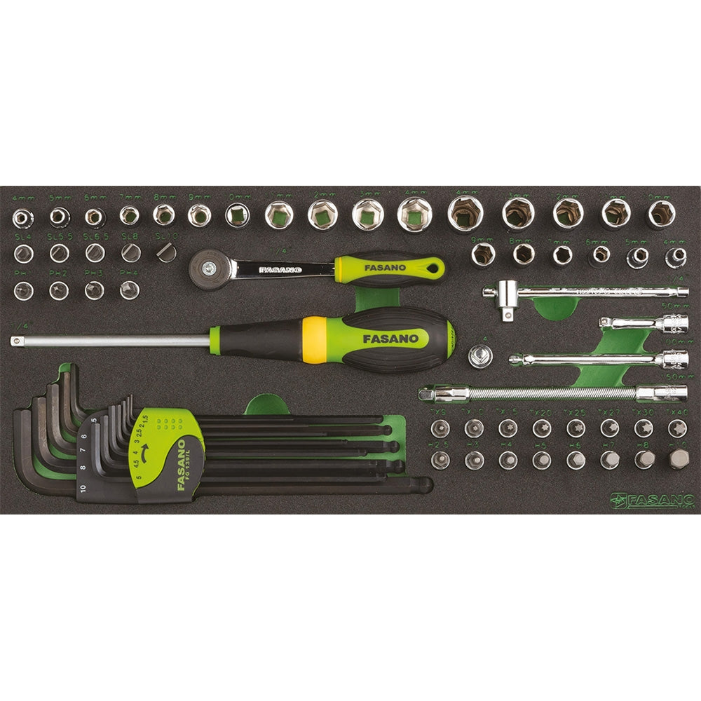 Moduli Chiavi A Bussola Esagonali E Accessori - 1/4, FG 100/17E