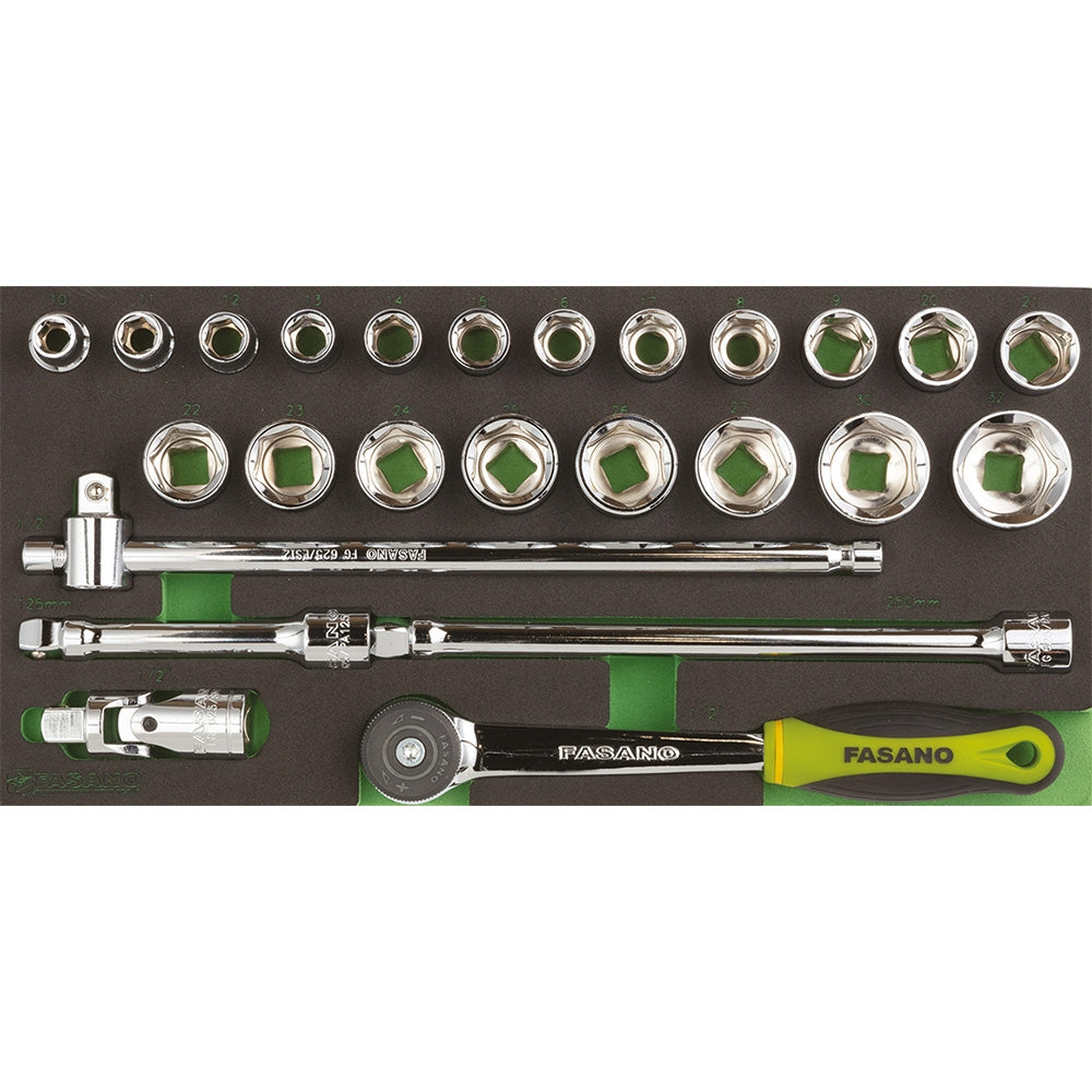 Modulo Chiavi A Bussola Esagonali E Accessori - 1/2, FG 100/21B