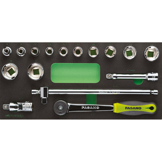 Modulo Chiavi A Bussola Esagonali E Accessori - 1/2, FG 100/21M