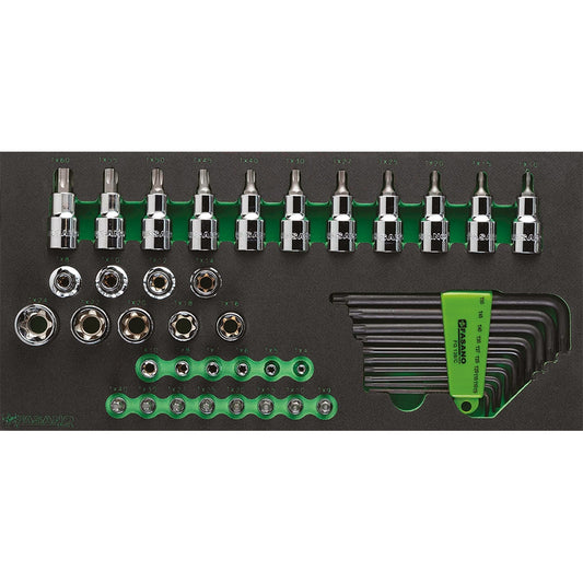 Modulo Chiavi A Bussola Torx E Accessori - 1/4 E 1/2, FG 100/21TX