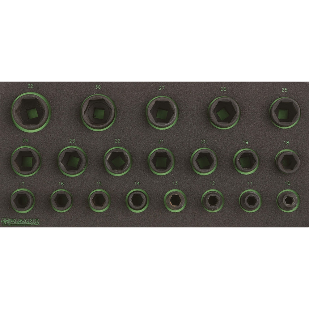 Modulo Chiavi A Bussola Esagonali Rinforzate - 1/2, FG 100/23C