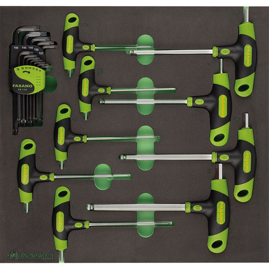 Modulo Chiavi Maschio Esagonali Con Impugatura, FG 100/50E