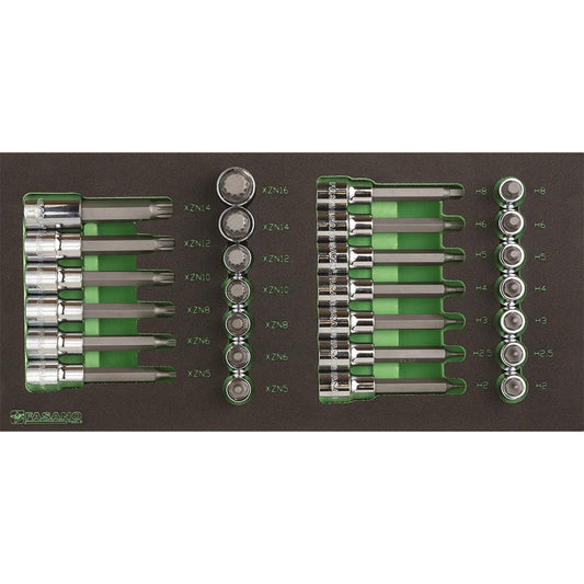 Modulo Inserti A Bussola Esagonali E Xzn - 1/2, FG 100/81F