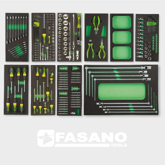 Assortment Of 226 Tools In Eva Form, FG 100/AS226