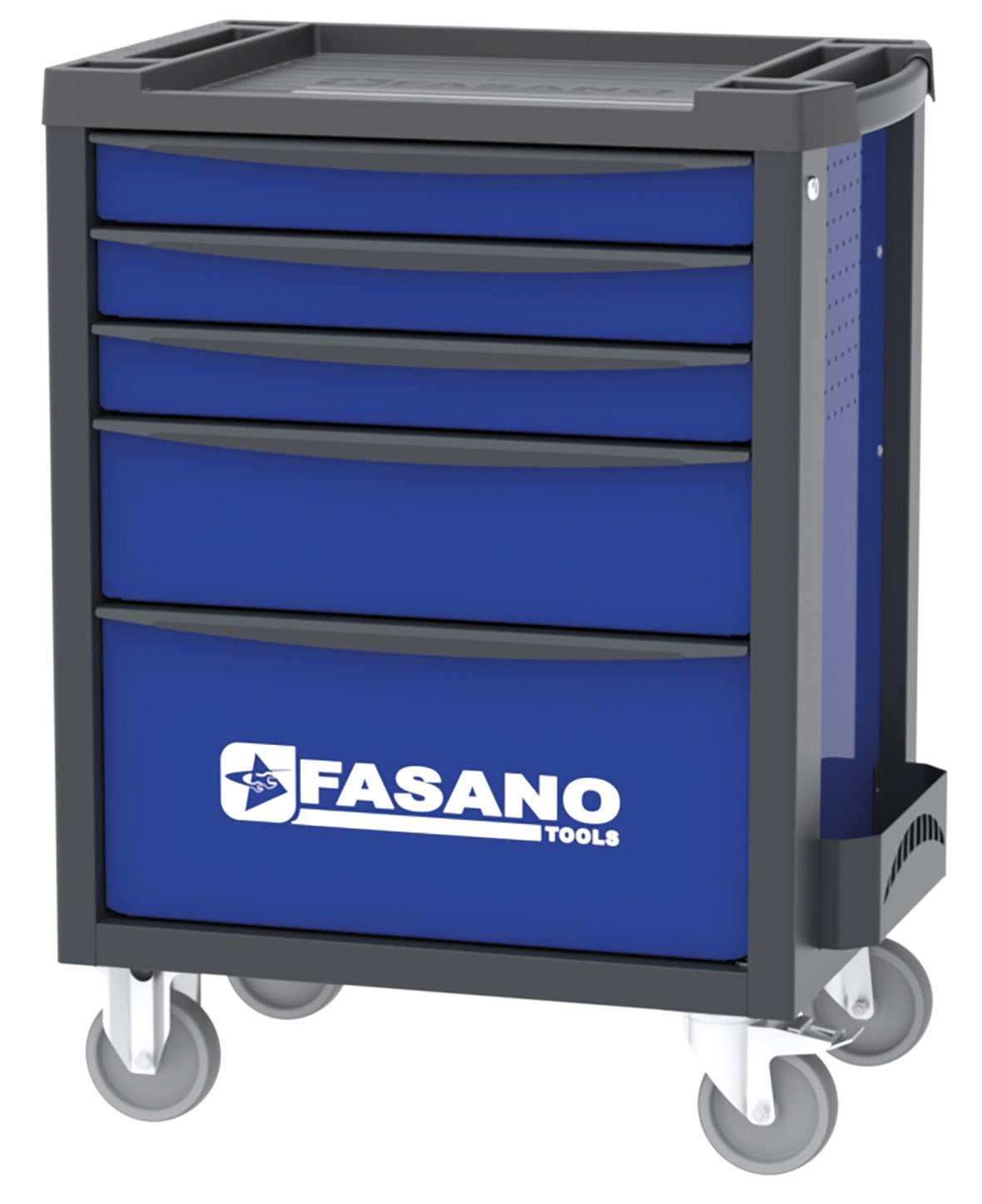 Carrello Porta Utensili Mod. Fg 100 Con Top In Abs A 5 Cassetti, FG 100V/5T