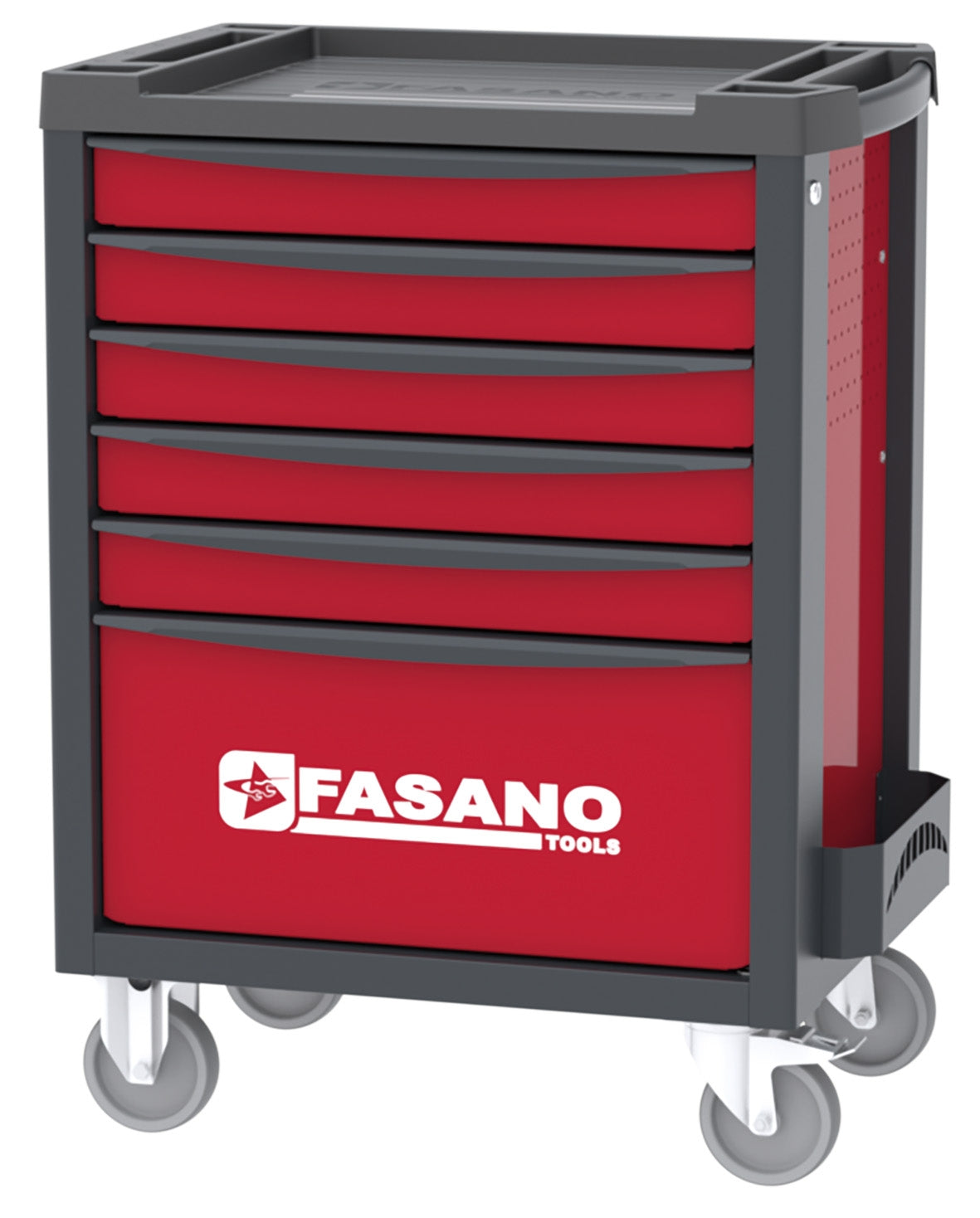 Carrello Porta Utensili Mod. Fg 100 Con Top In Abs A 6 Cassetti, FG 100V/6T